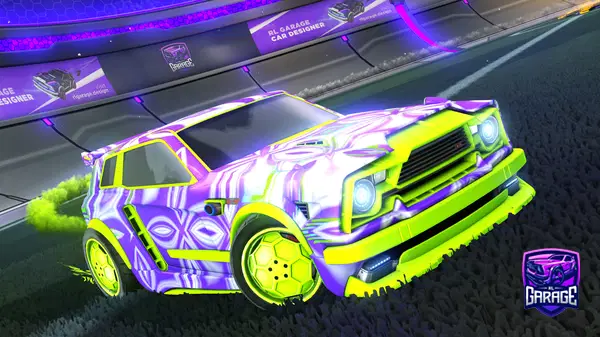 A Rocket League car design from Outburst