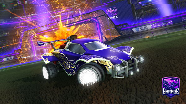 A Rocket League car design from xThxnderz