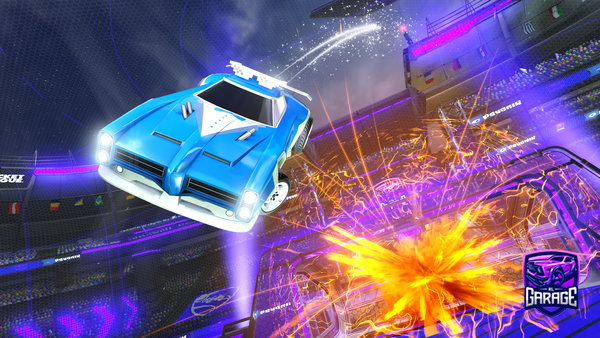 A Rocket League car design from vtrixss