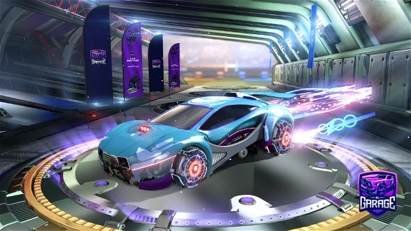 A Rocket League car design from Gameur77