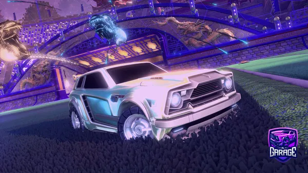 A Rocket League car design from stova