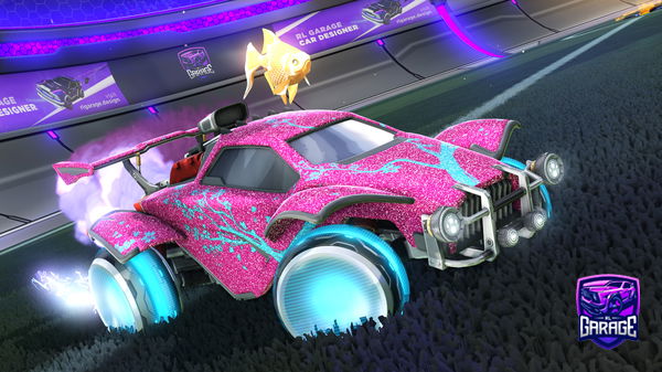 A Rocket League car design from MoistBrownie