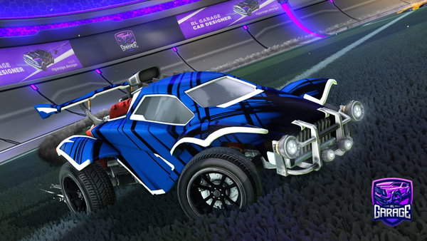 A Rocket League car design from ZeeGee