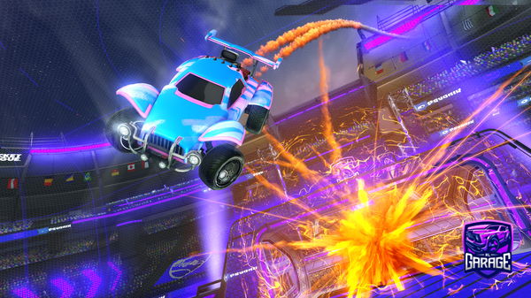 A Rocket League car design from Victory_EF