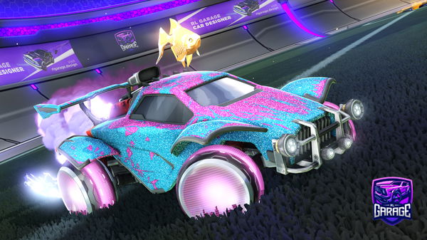 A Rocket League car design from MoistBrownie