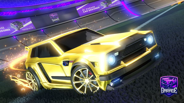 A Rocket League car design from TheCosmicCornbread