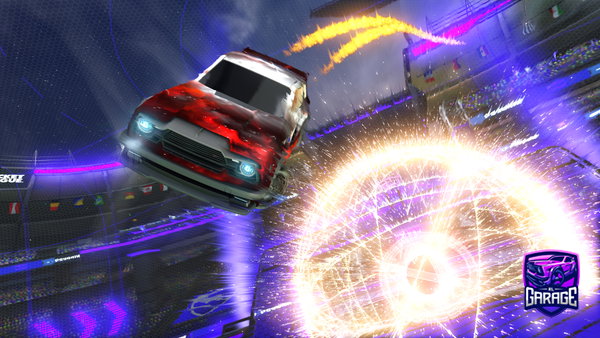 A Rocket League car design from MoneyBaker