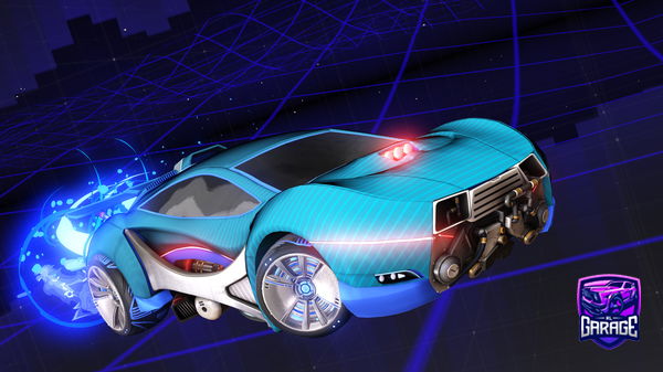 A Rocket League car design from electricwatermelon