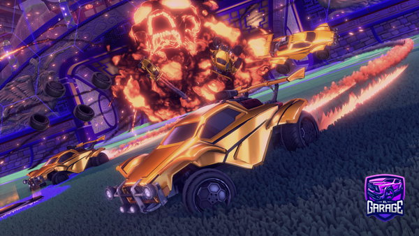 A Rocket League car design from luvfiti
