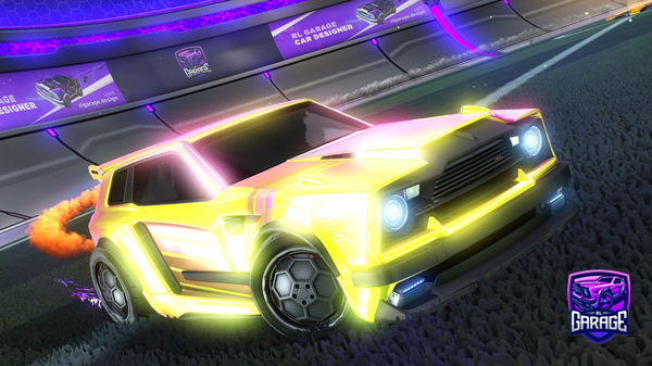 A Rocket League car design from YaYa314