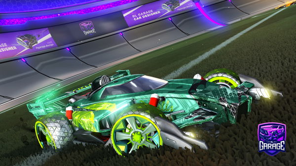 A Rocket League car design from pixl_