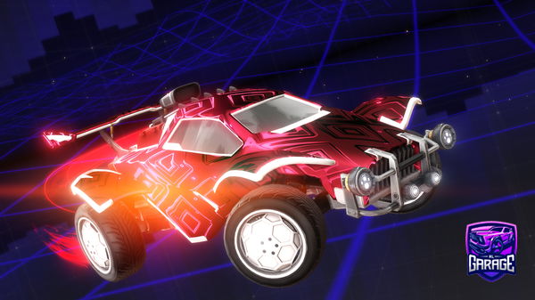 A Rocket League car design from TTv-MFlix
