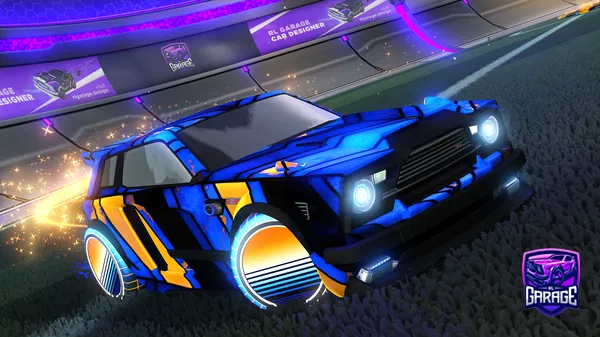 A Rocket League car design from Zirered