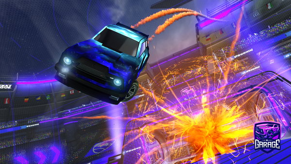 A Rocket League car design from Legumin13