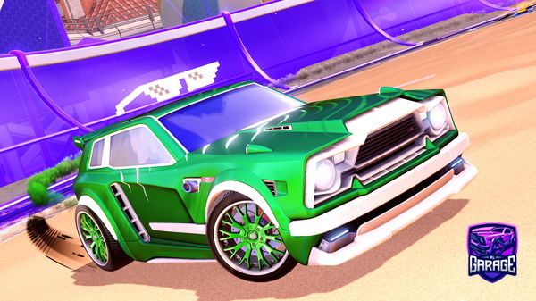 A Rocket League car design from fishbowl