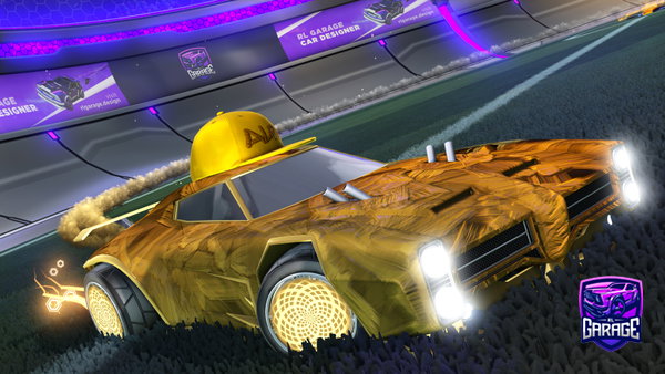 A Rocket League car design from Yacmar