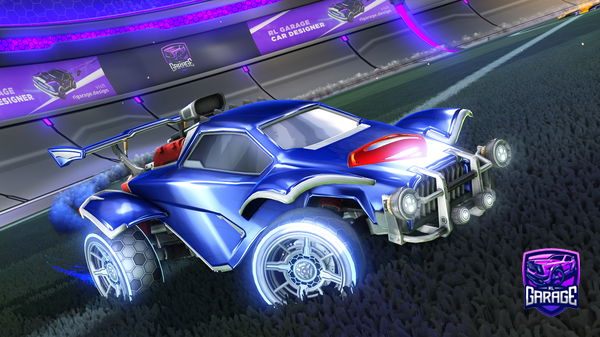 A Rocket League car design from Calvindinorex