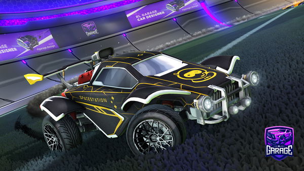 A Rocket League car design from Pedro-21