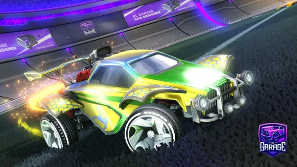 A Rocket League car design from Verrkami