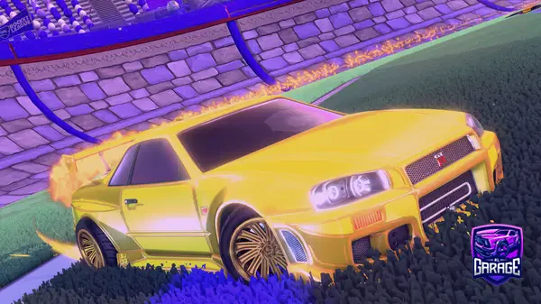 A Rocket League car design from LiamLFH76