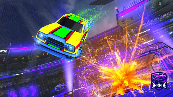 A Rocket League car design from MrShiba077