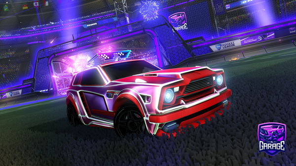 A Rocket League car design from IcePlex_