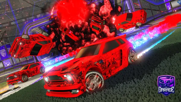 A Rocket League car design from DRxGoLeMx2