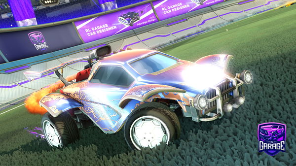 A Rocket League car design from midovx
