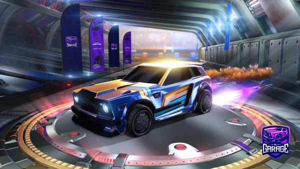 A Rocket League car design from Jordasky