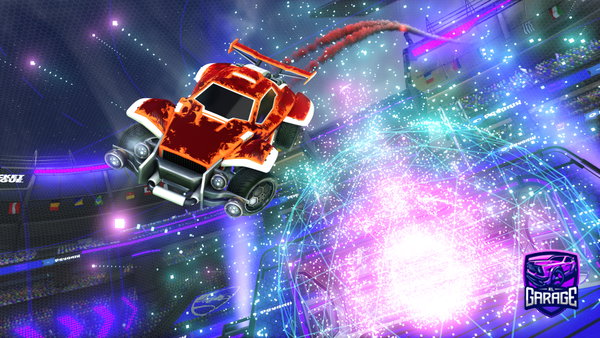 A Rocket League car design from Lazyshadow04