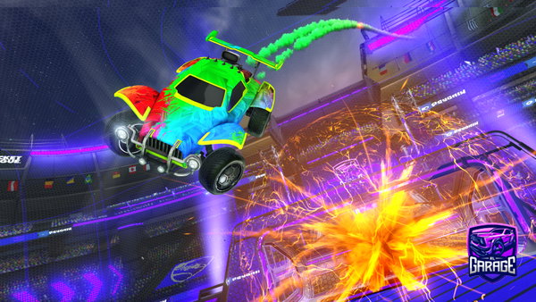 A Rocket League car design from Cmrn1308