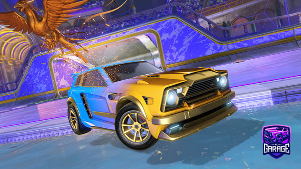 A Rocket League car design from fer1406