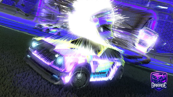 A Rocket League car design from Mab-11