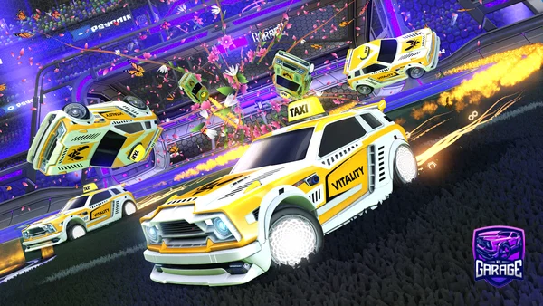 A Rocket League car design from Number_rl