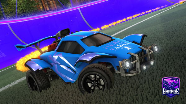 A Rocket League car design from afterglvwwwontt