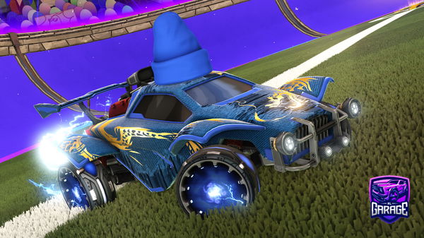 A Rocket League car design from ItsGiuze