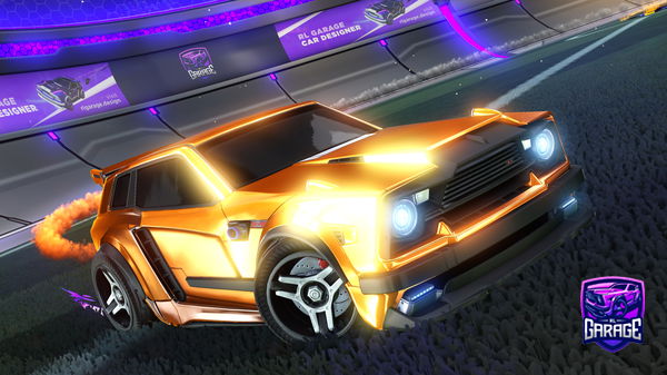 A Rocket League car design from daletioo