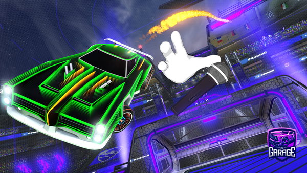 A Rocket League car design from Rl-zombie