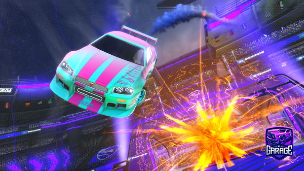 A Rocket League car design from JetJosho