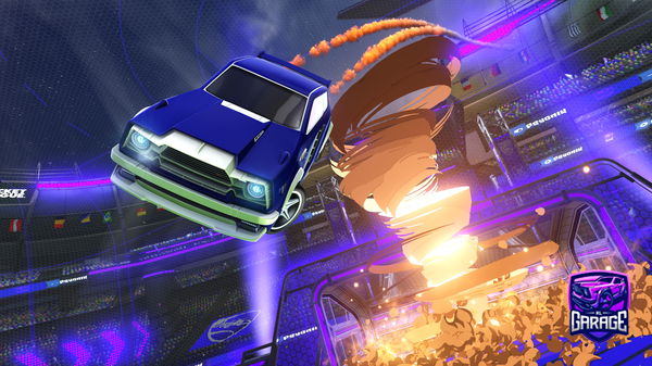 A Rocket League car design from tiooooomns