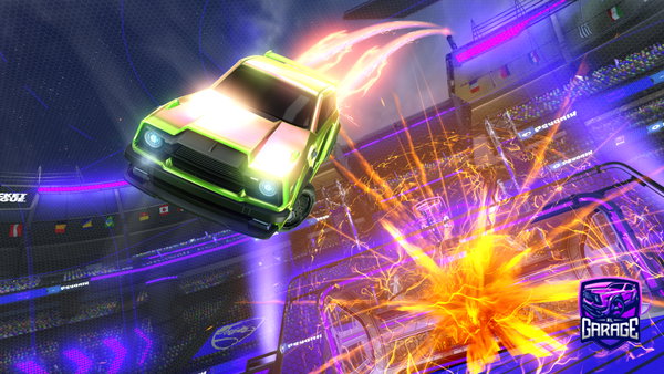 A Rocket League car design from hakanixd
