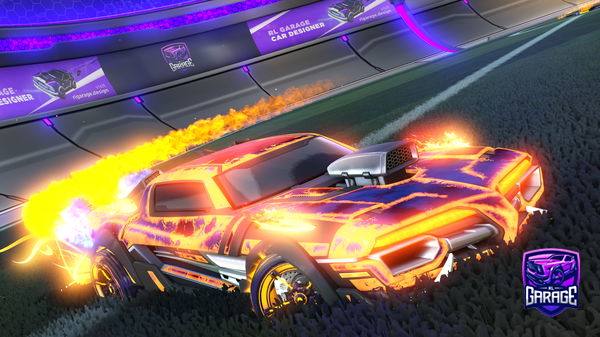 A Rocket League car design from Dylan2000YT