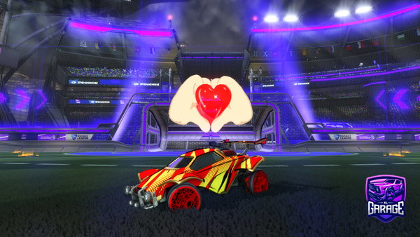 A Rocket League car design from Hudsonite