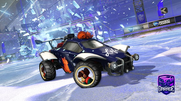 A Rocket League car design from trhm201111