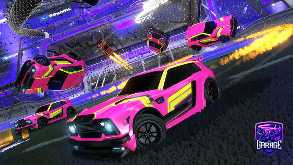 A Rocket League car design from Petitchatenrogne