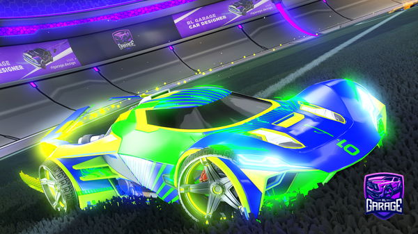 A Rocket League car design from skystrike123