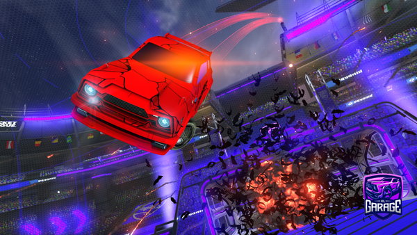 A Rocket League car design from walou974