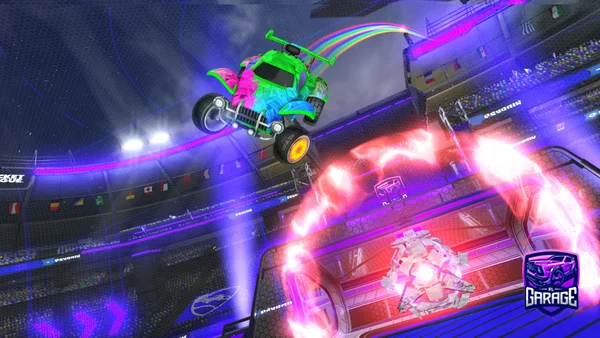 A Rocket League car design from Hxllxw
