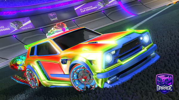 A Rocket League car design from Roffeloffe