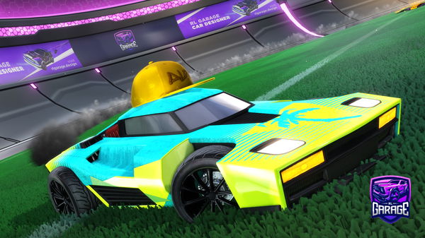 A Rocket League car design from JacksonStOres